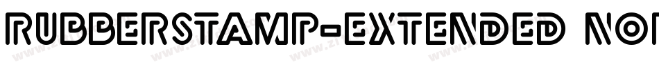 RubberStamp-Extended Normal字体转换
